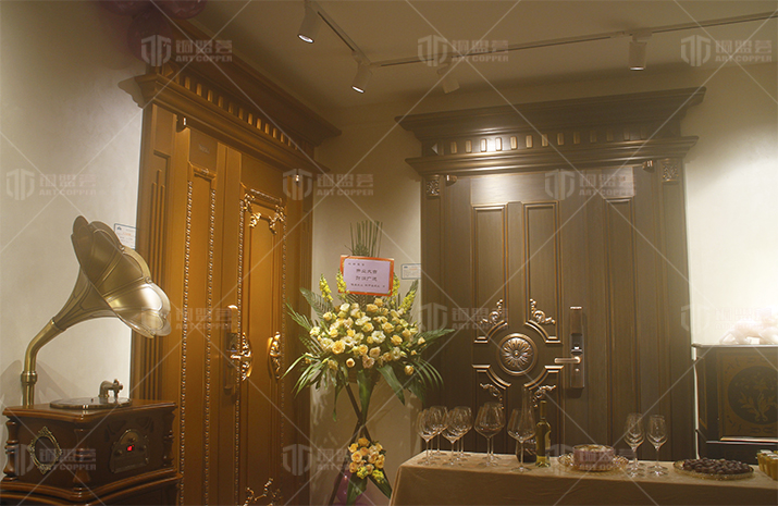銅盟薈銅門展廳展示