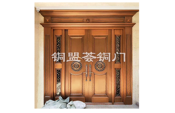 山水風(fēng)華選銅門(mén)，五福童子來(lái)臨門(mén)